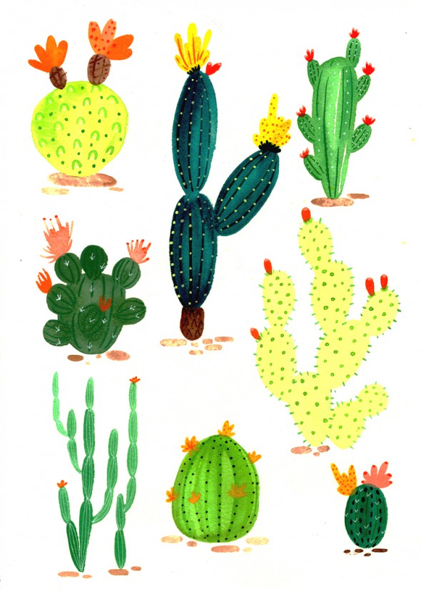 steffi lynn cactus pattern