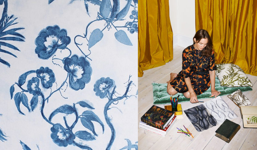 Helene Blanche Textile Designer For Tapet Cafe Pattern People