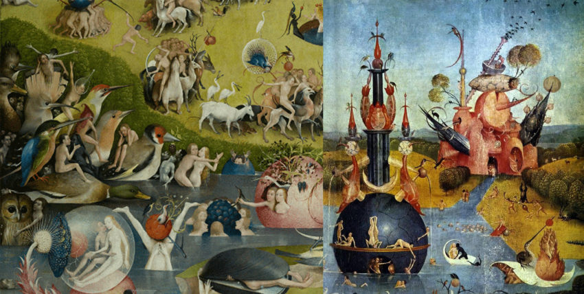 Hieronymus Bosch | Scenes from "The Garden of Earthly Delights"