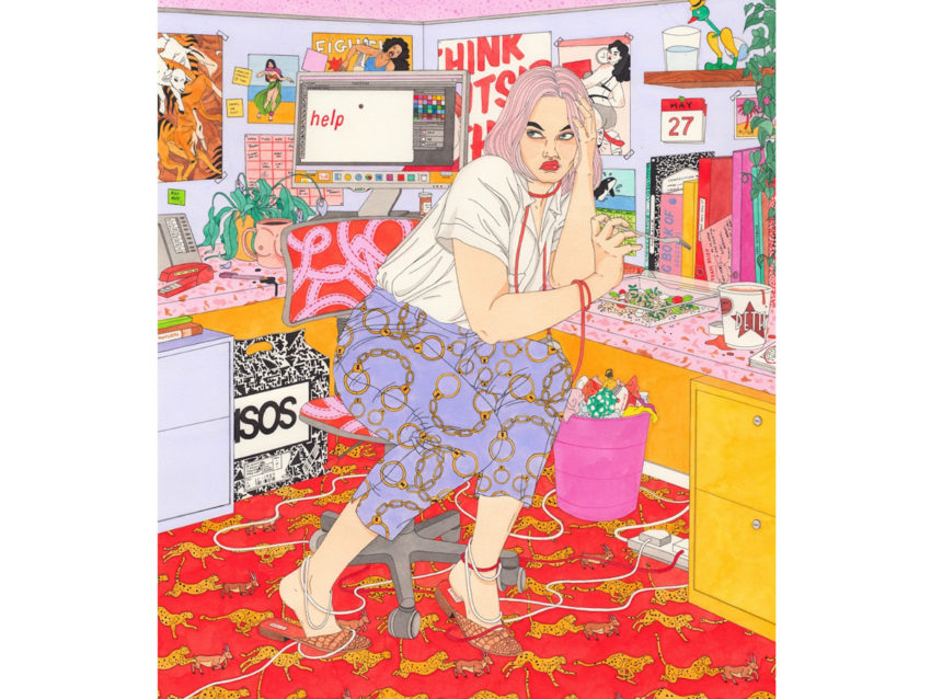 Illustrations from Aspirational Exhibit | Laura Callaghan